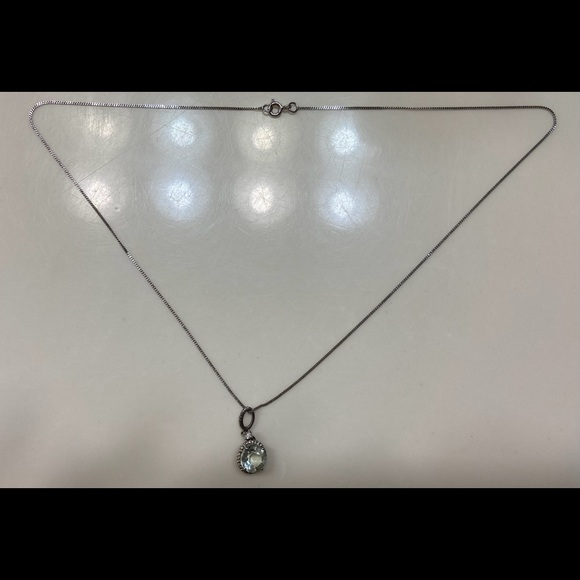 Beautiful Green Amethyst Pendant Necklace - Picture 5 of 6